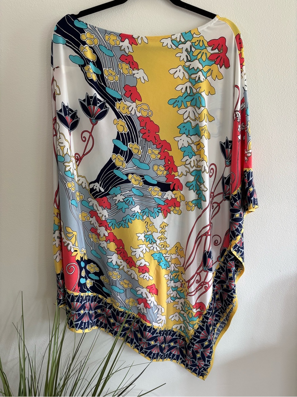 Boston Prosper | One Shoulder Scarf Print Dress